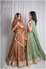 Copper Kanjivaram Soft Tissue Silk Dual Tone Skirt