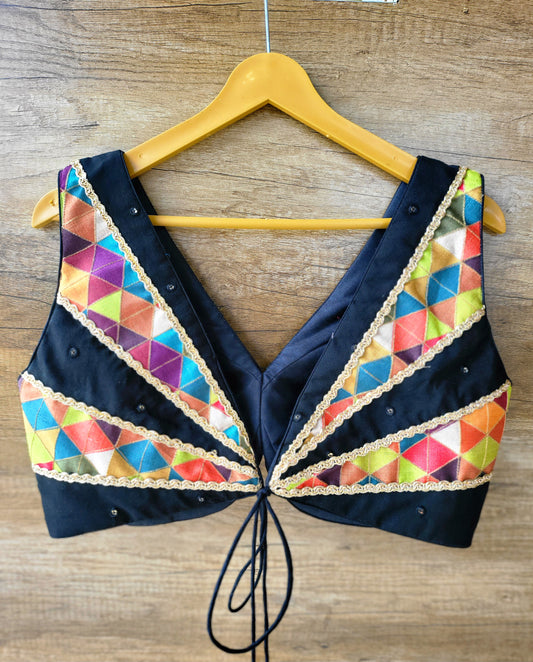 Vintage Vibe V neck Top