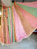 Multi Kanjivaram Soft Tissue Silk Dual Tone Palatte Skirt
