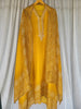 Yellow Muslin Bandhani Heavy Semi-Stitched Premium Suits
