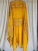Yellow Muslin Bandhani Heavy Semi-Stitched Premium Suits