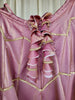Onion Pink Kanjivaram Tissue Silk Skirt with Zig-Zag Border Pattern