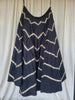 Black zig zag kallis Mirror 10+ Mtrs Flare Skirt