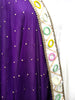 Multi Mirror Dupatta Georgette - Purple