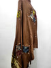 Premium Modal Gaji Ajrakh Patch Dupatta Brown