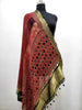 Premium Georgette Ajrakh Hand Block Dupatta