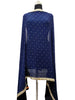 Indigo Blue Georgette Dupatta Only