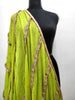 Mal Dupatta Lime green