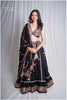 Black V Neck Vintage Vibe Set
