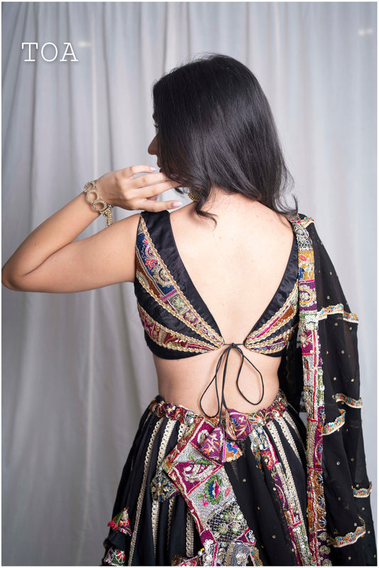 Vintage Vibe V neck Top