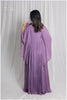 Pastel Purple lilac Kaftan-Style Long Dress