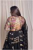 Vintage Vibe Top Black Full Sleeves