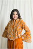 Rustic Drape Design Indo-Western Jacket Set🧡