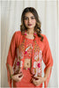 Rustic Drape Design Indo-Western Jacket Outfit🧡