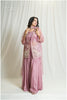Lilac Organza Jacket Set