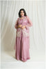 Lilac Organza Jacket Set