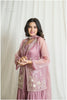Lilac Organza Jacket Set