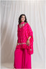 Hot Pink kaftan-style Indo tunic set