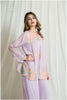 Lilac Organza Jacket Outfit