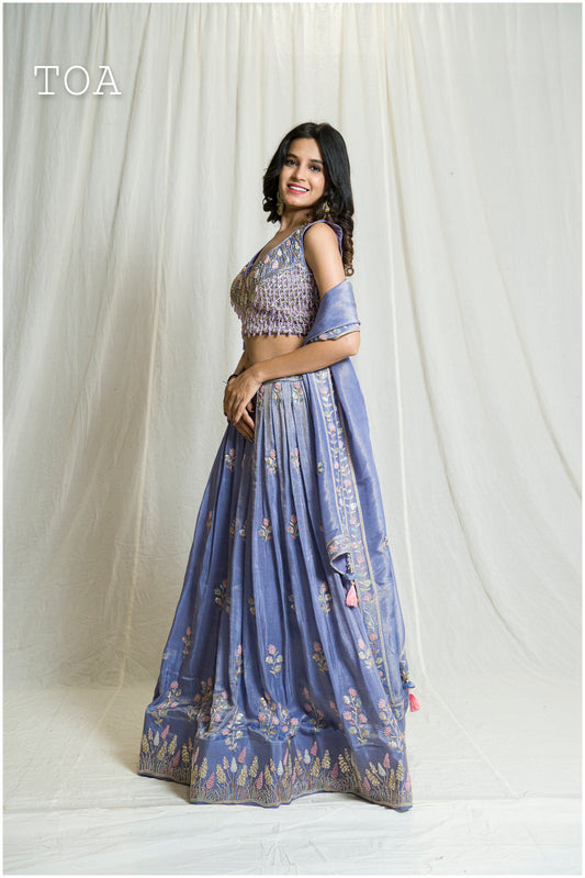 Beautiful Lilac Lehenga Outfit