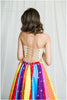 रंगीन Corset Top & Skirt 3.O