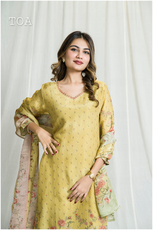 Floral Kanjivaram Tissue Silk