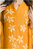 Stunning Mango-Colored Embroidered Dress