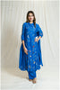 Royal Blue - Colored Embroidered Dress