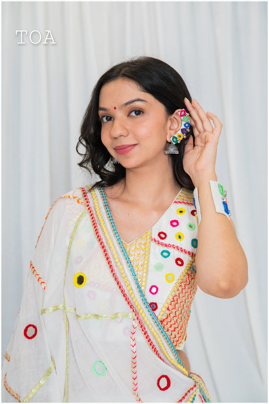 Shades Of Mirror - Atrangi Mirror Top - White