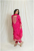 Pink Bandhani Suit
