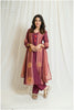 Stunning Magenta-Colored Embroidered Dress