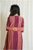 Stunning Magenta-Colored Embroidered Dress