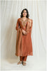 Stunning Copper-Colored Embroidered Dress
