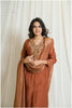 Stunning Copper-Colored Embroidered Dress