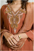 Stunning Copper-Colored Embroidered Dress