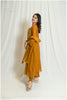 Stunning Golden Copper-Colored Embroidered Dress