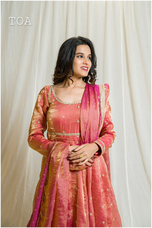 Pink Bliss Anarkali