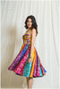 रंगीन Corset Dress 1.O