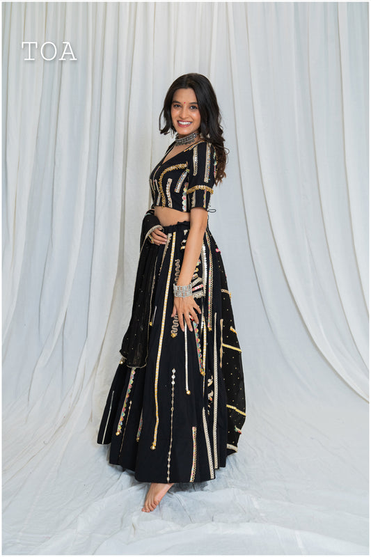 Shades of Border - BKD 1.O Skirt - Black
