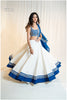 Multi Wooden Beads Top - Blue SLeevless