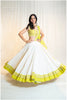 Multi Wooden Beads Top - Lime SLeevless