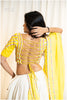 Multi Wooden Beads Top - Lime EL Sleeves