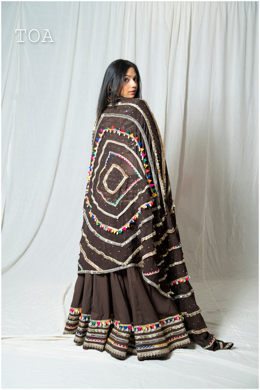 Taam Jham Dupatta Coffee