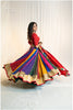 Multi Bandhani Georgette Lampi Skirt Only