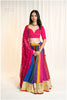 Bandhani Georgette Top - Pink