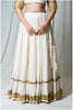 Royal Sunehri Skirt - Off White