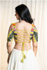 Mosaic Multi Top - Lime green