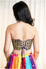 रंगीन Corset Top & Skirt 2.O