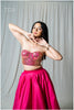 Mirror Corset Set - Hot Pink