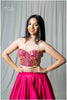Mirror Corset Set - Hot Pink